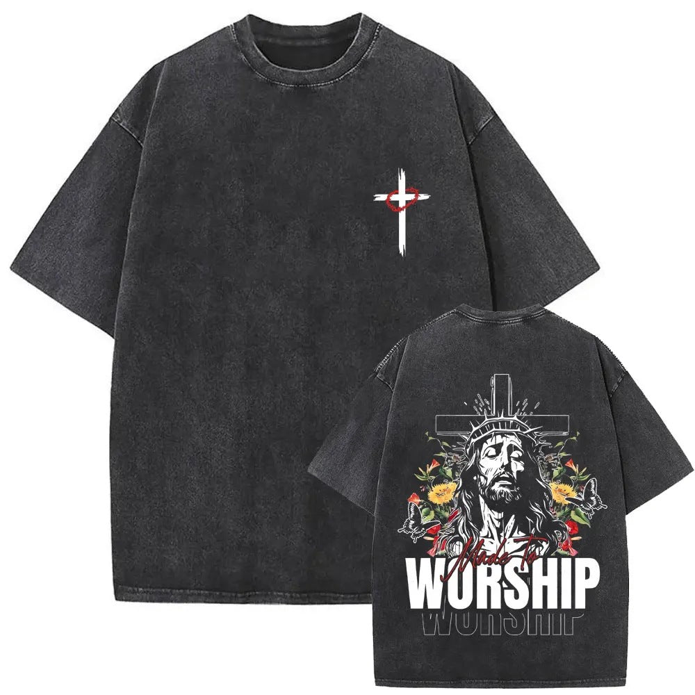 Orthodox Light Washed Faith Tee — product view 11