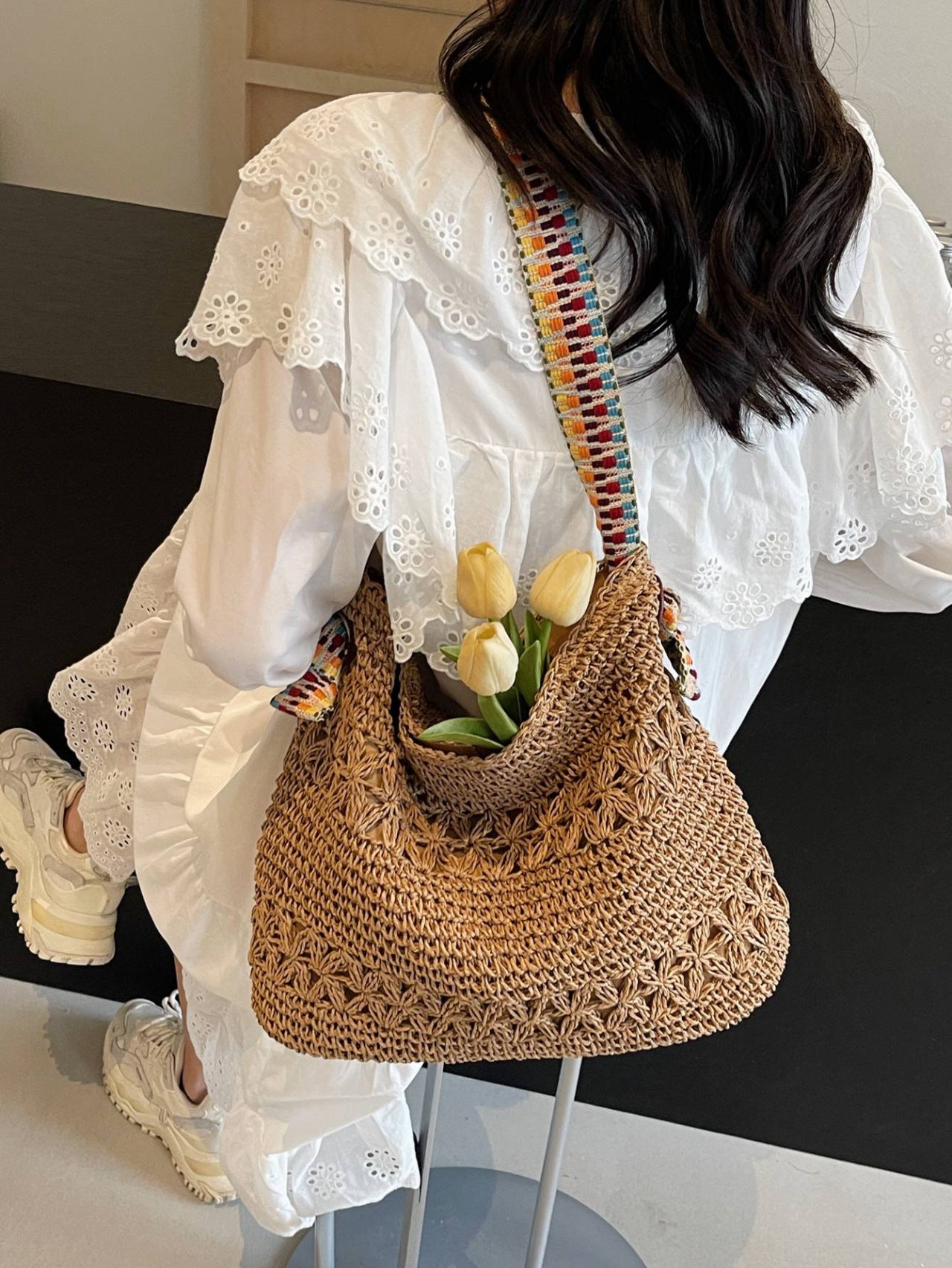 Orthodox Light Woven Shoulder Bag — product view 9