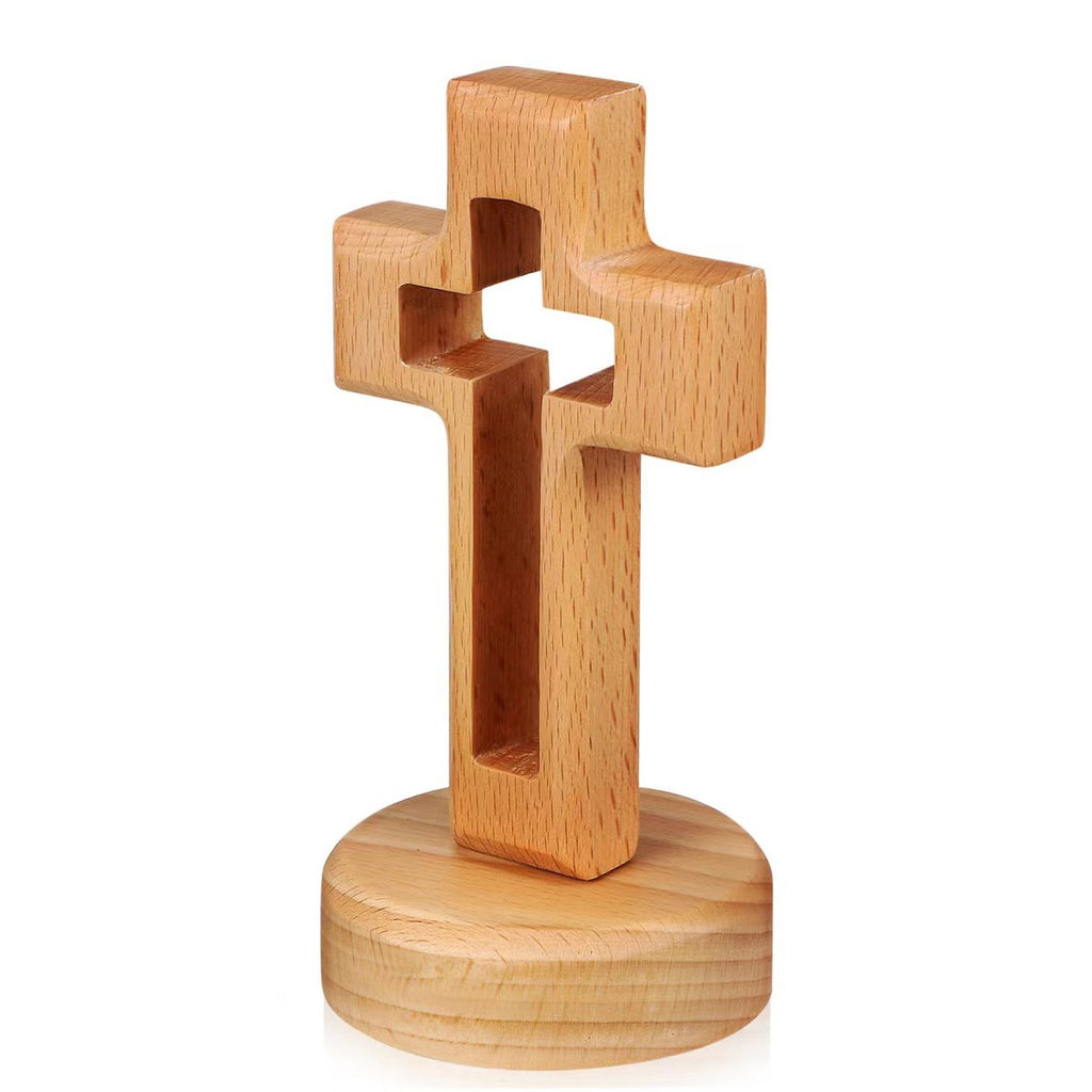 Wooden prayer cross — product detail