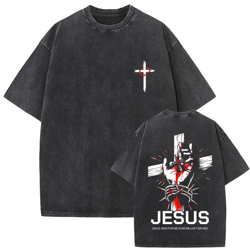 Orthodox Light Washed Faith Tee — product view 5